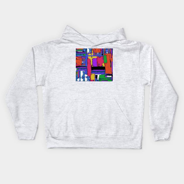 The big room Kids Hoodie by Keith Mills